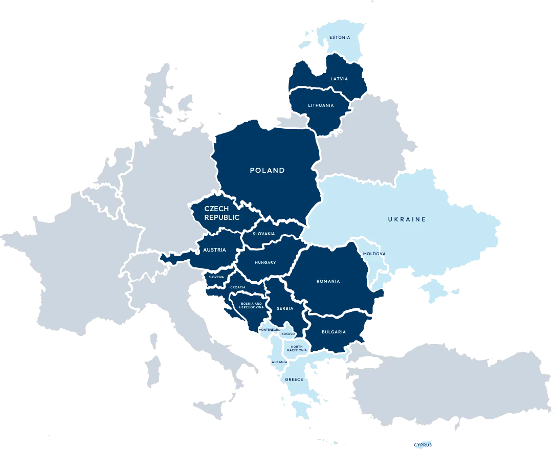 Obecność RENOMIA w Europie Środkowo-Wschodniej